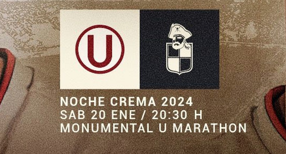 Universitario vs. Coquimbo Unido chocan por la Noche Crema. (Diseño: Universitario)