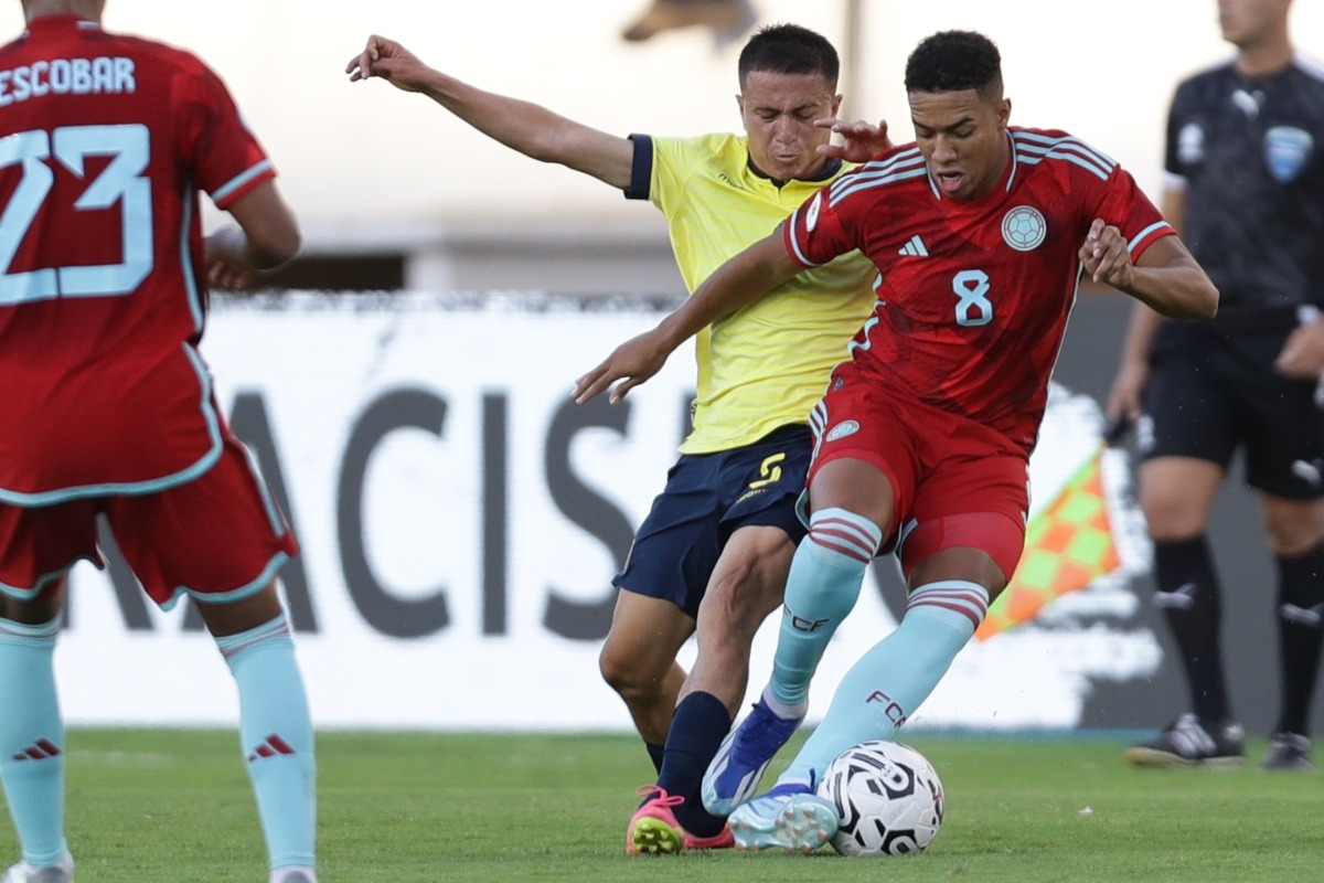 Colombia cayó ante Ecuador en su debut en el Preolímpico Sub-23. (Foto: EFE)