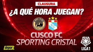 A qué hora juega Sporting Cristal vs. Cusco FC por la Liga 1