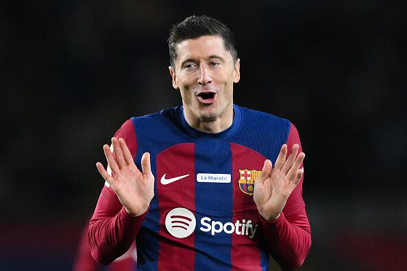 Robert Lewandowski llegó al Barcelona en 2022 desde el Bayern Munich. (Foto: Getty Images)