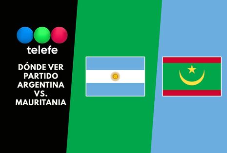 Telefe transmitió el partido Argentina vs. Mauritania en TV abierta y Fútbol Online