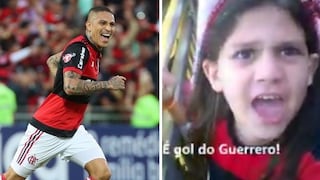 Lo dijo y se hizo: niña en la tribuna anticipó gol de tiro libre de Guerrero y estalló de emoción [VIDEO]