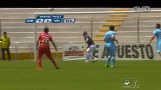 Universitario vs. Garcilaso: el palo evitó grito de gol a Diego Guastavino