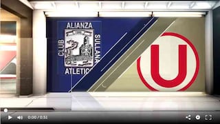 Alianza Lima: cadena internacional confundió escudo en el resumen del clásico y puso el de Alianza Atlético
