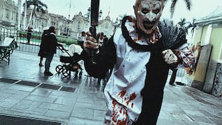 Art the Clown de “Terrifier 3: Payaso Siniestro” aterroriza las calles de Lima