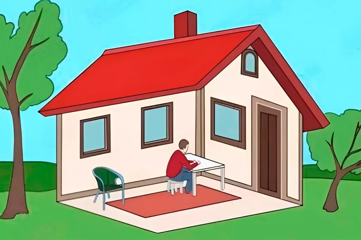 Conoce qué te hace único con decirnos si el hombre está dentro o fuera de la casa (Foto: GenialGuru).