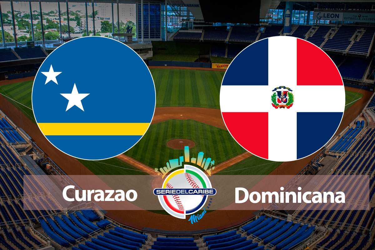 Desde las 3:30 pm ET, Curazao vs. República Dominicana juegan la sexta y última fecha de la Serie del Caribe 2024 en el LoanDepot Park de Miami, Florida. (Foto: Composición)