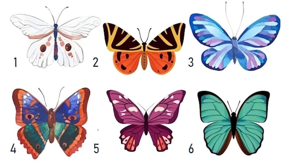 Test visual: descubre qué tipo de persona eres según la mariposa que escojas en esta imagen (Foto: Namastest).