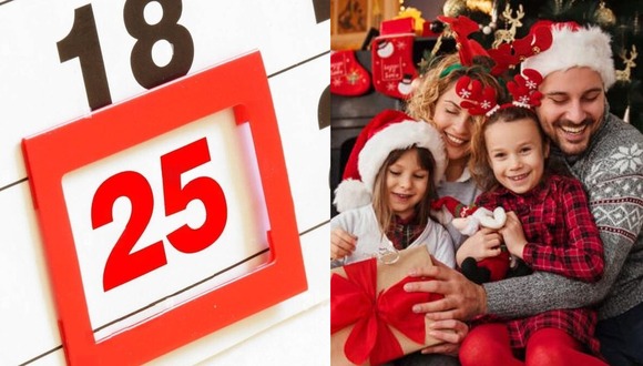 El 25 de diciembre, día en que se celebra la Navidad es el último feriados de diciembre de 2023 en Perú. (Foto: Composición)