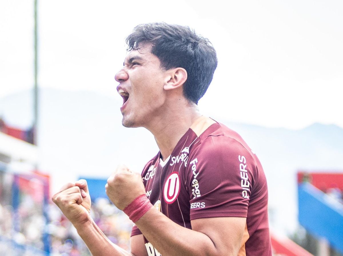 José 'Tunche' Rivera abrió la cuenta para Universitario el 2-0 ante Alianza Universidad por el Torneo Clausura. (Foto: @Liga1TeApuesto)