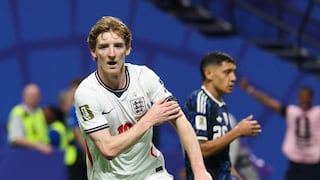 ¡Se vistió de ‘9’! Gol de Anthony Gordon para sorprender a Argentina y abrir el marcador a favor de Inglaterra
