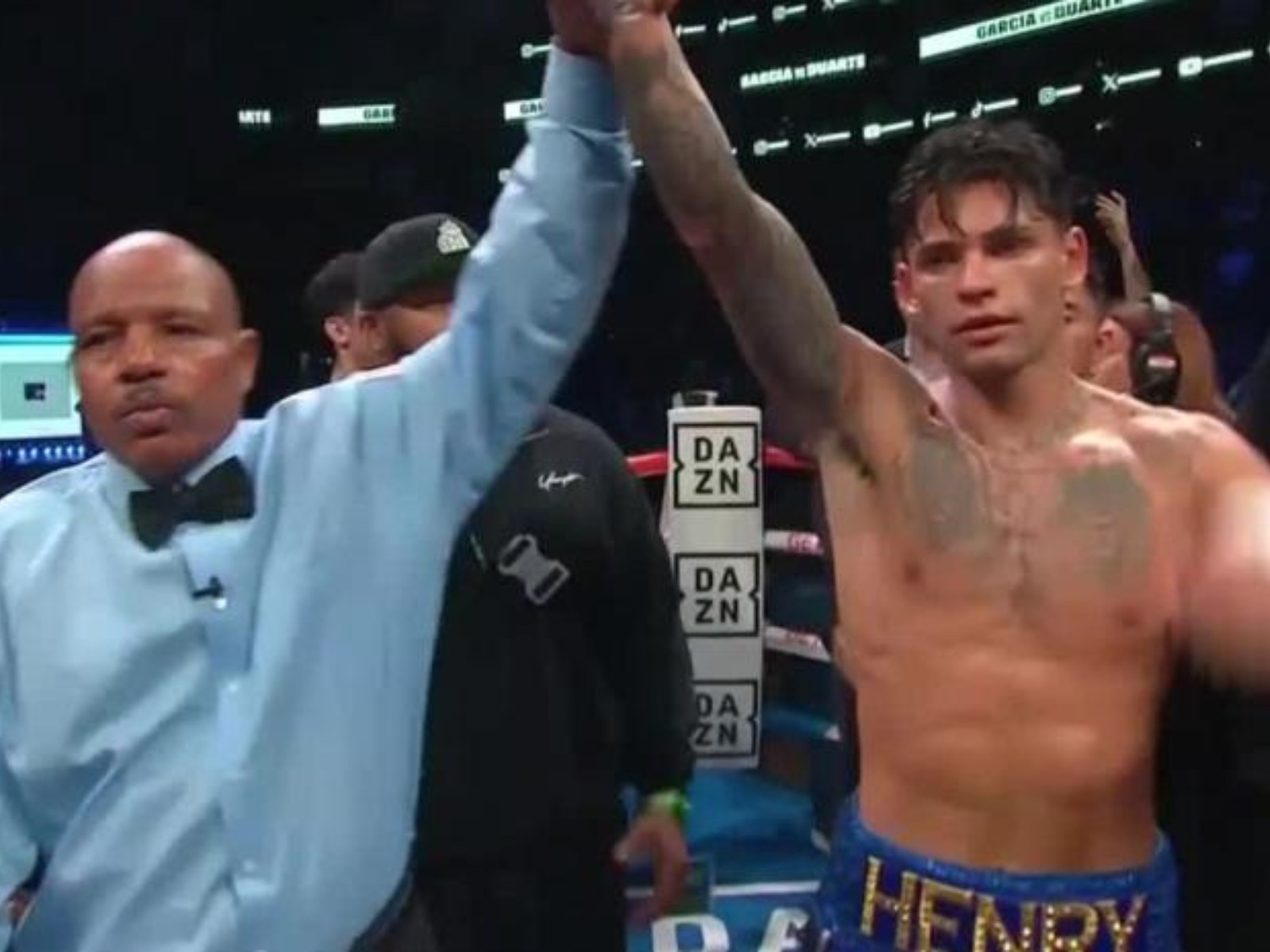 Ryan García derrotar por nocaut a Oscar Duarte | Foto: Captura