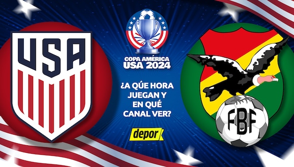Estados Unidos vs. Bolivia juegan por la Copa América. (Diseño: Depor)