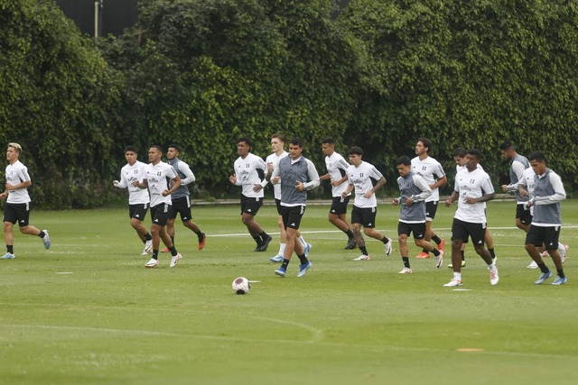 Entrenamiento de la selección peruana de fútbol con miras a la próxima fecha doble por las eliminatorias 2026. (Foto: Mario Zapata Nieto / @photo.gec)