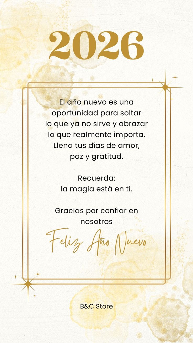 Dedica una de estas 25 imágenes para desear un Feliz Año Nuevo 2026 y compártelas en tus historias de Instagram o estados de WhatsApp. (Foto: Pinterest)