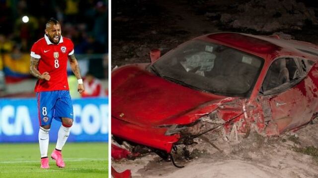 Arturo Vidal recibió multa de 4 mil dólares por choque en Copa América