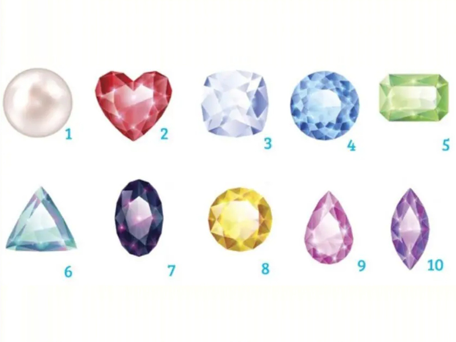 TEST VISUAL | En esta imagen hay varias piedras preciosas. Tienes que seleccionar una. (Foto: namastest.net)