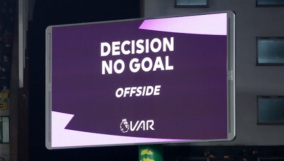 El VAR ha generado comentarios en la Premier League. (Foto: Agencias)