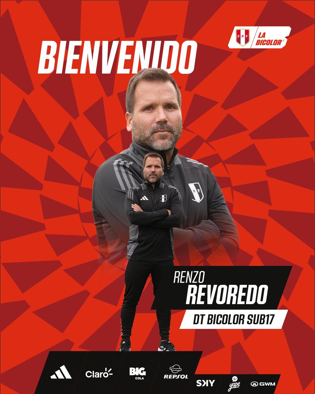 Renzo Revoredo será DT de la Selección Peruana Sub-17. (Foto: FPF)