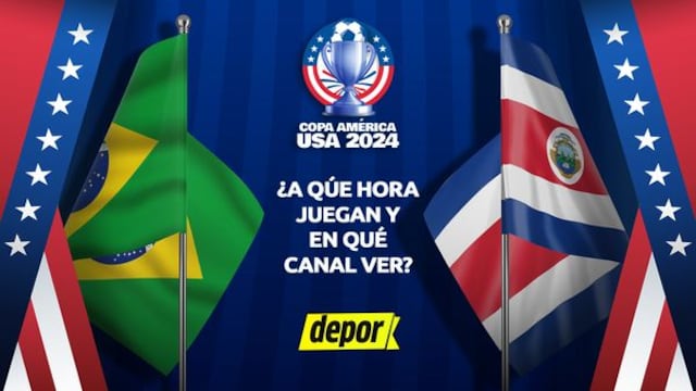 ¿Qué canales transmiten Brasil vs Costa Rica y a qué hora inicia el partido?