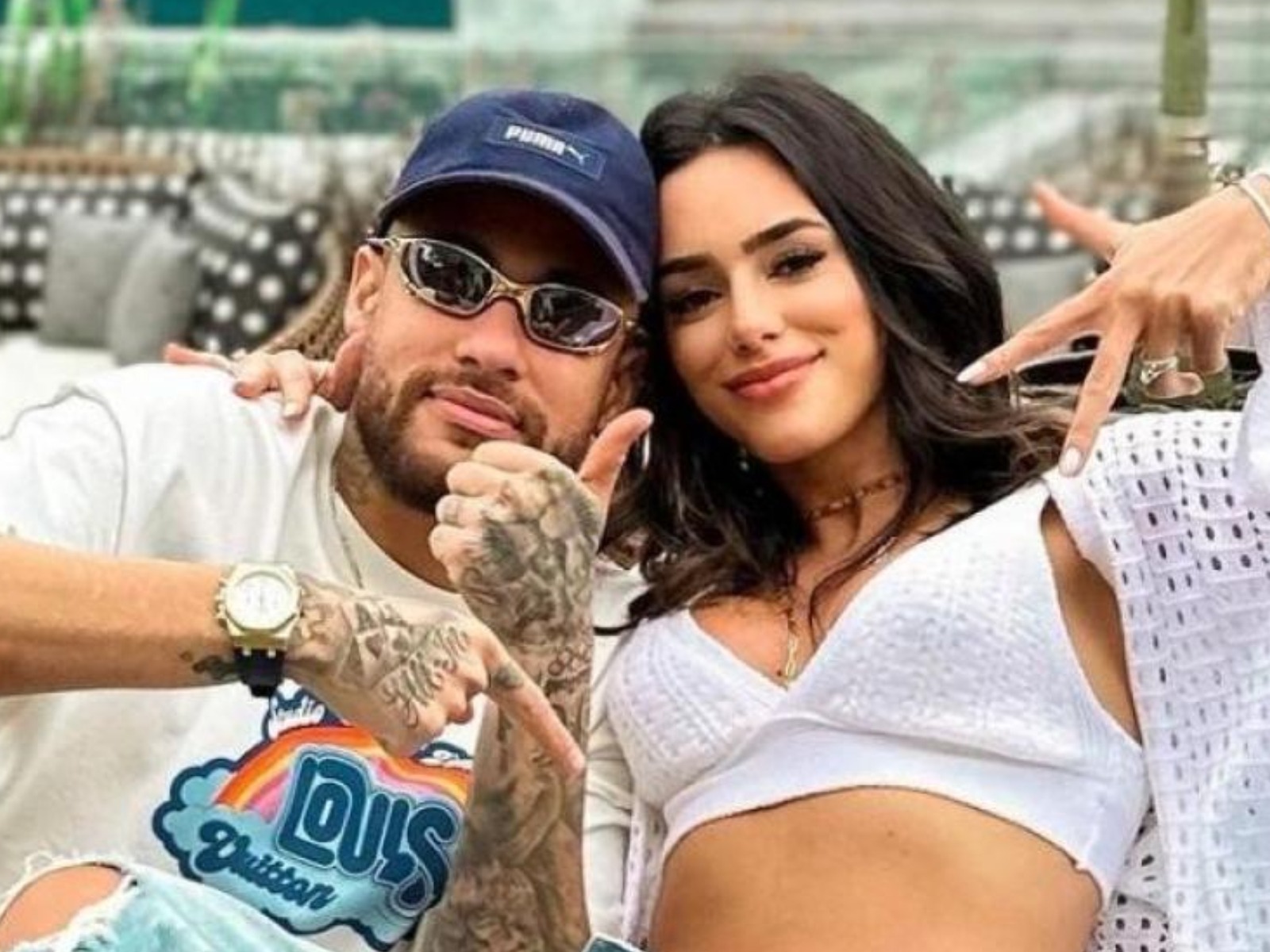 Neymar y Bruna Biancardi disfrutando cuando aún mantenían una relación (Foto: Neymar / Instagram)
