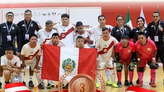Selección peruana de Futsal Down logra podio mundial en México 2026