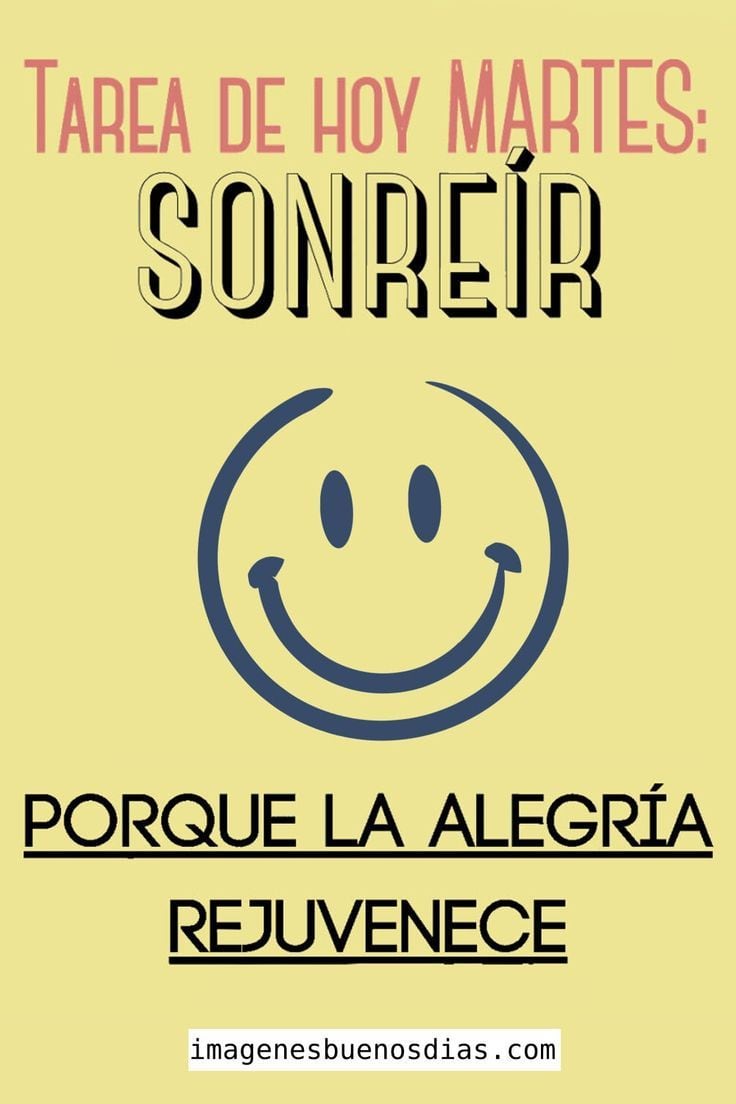 feliz martes buenos días