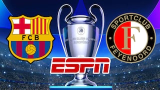 ESPN y Disney Plus transmitieron FC Barcelona 5-1 Feyenoord por Champions League (09/09/2026)
