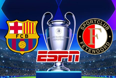 ESPN y Disney Plus transmitieron FC Barcelona 5-1 Feyenoord por Champions League (09/09/2026)