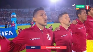 ¡Es uno de los nuestros! Gabriel Costa y su emotiva entonación del Himno Nacional en el choque contra Uruguay [VIDEO]