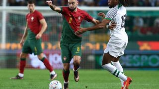 Listos para el Mundial: Portugal goleó 4-0 a Nigeria con doblete de Fernandes