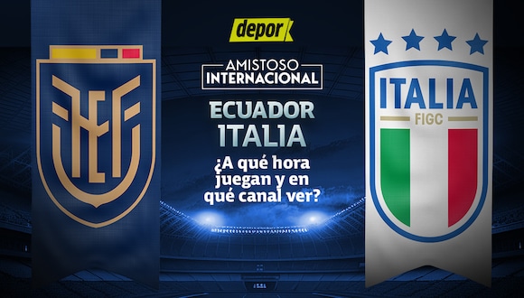 Ecuador e Italia juegan en amistoso internacional en Estados Unidos. (Diseño: Depor)