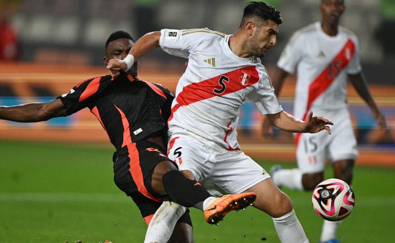 Perú y Colombia empataron 1-1 por la fecha 7 de Eliminatorias 2026. (Foto: AFP)