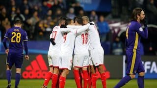 Empate que sirvió: Sevilla igualó 1-1 con Maribor y pasó a octavos de Champions League [VIDEO]