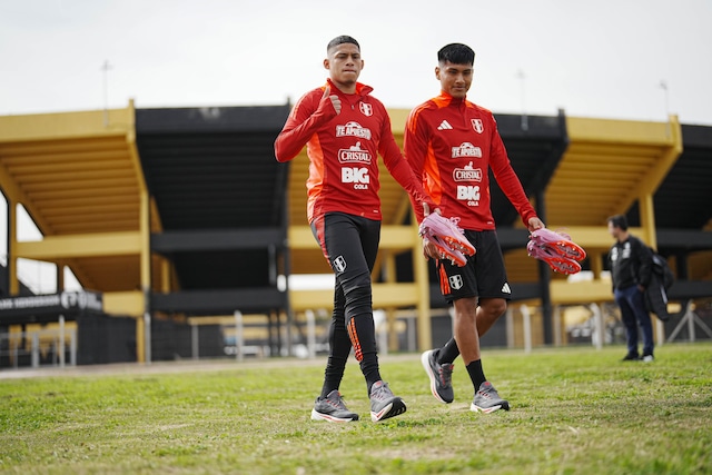 Kevin Quevedo superó una molestia y entrenó con normalidad en la sede de Peñarol. (Foto: FPF)