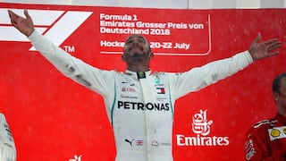 De nuevo en la punta: Lewis Hamilton consiguió su cuarto triunfo en el GP de Alemania