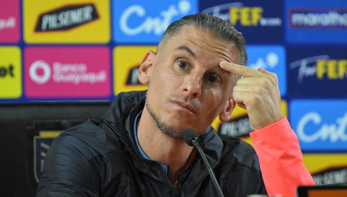Sebastián Beccacece dirige a Ecuador desde agosto del 2024. (Foto: AFP)