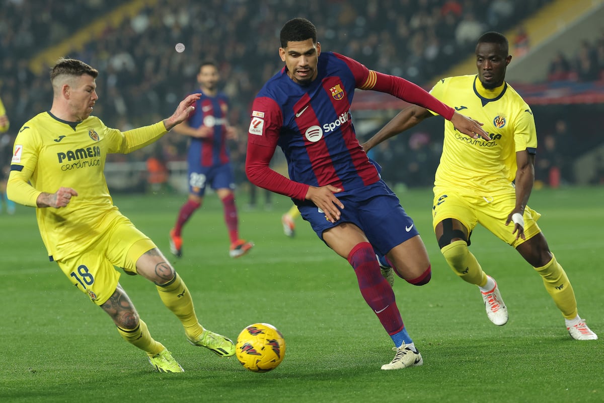 Barcelona viene de perder 5-3 ante Villarreal por la fecha 22 de LaLiga EA Sports. (Foto: AFP)
