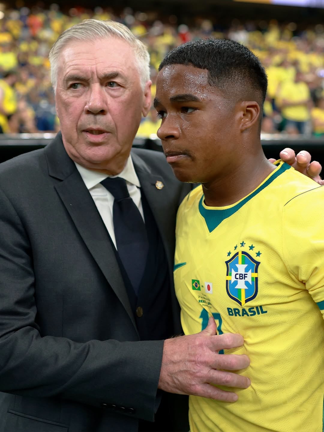 Endrick cuenta con la confianza de Ancelotti y podría ser titular ante Noruega. (Foto: Selección de Brasil)