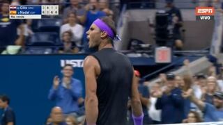 ¡Lo gritó con todo! Con este gran puntazo Rafael Nadal venció a Marin Cilic en el US Open 2019 [VIDEO]