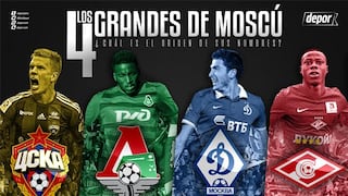 El Lokomotiv de Farfán y la historia de los otros tres grandes rivales de Moscú