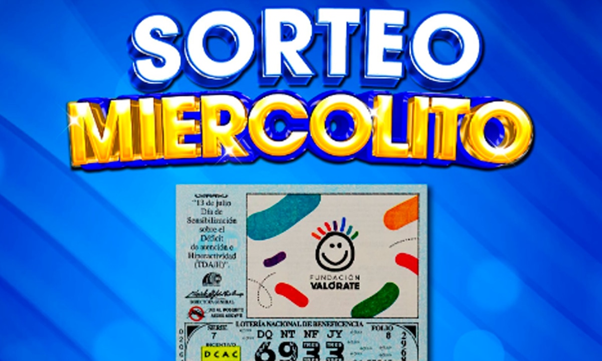 Números ganadores del Sorteo Miercolito del 10 de julio. (Foto: Oficial)