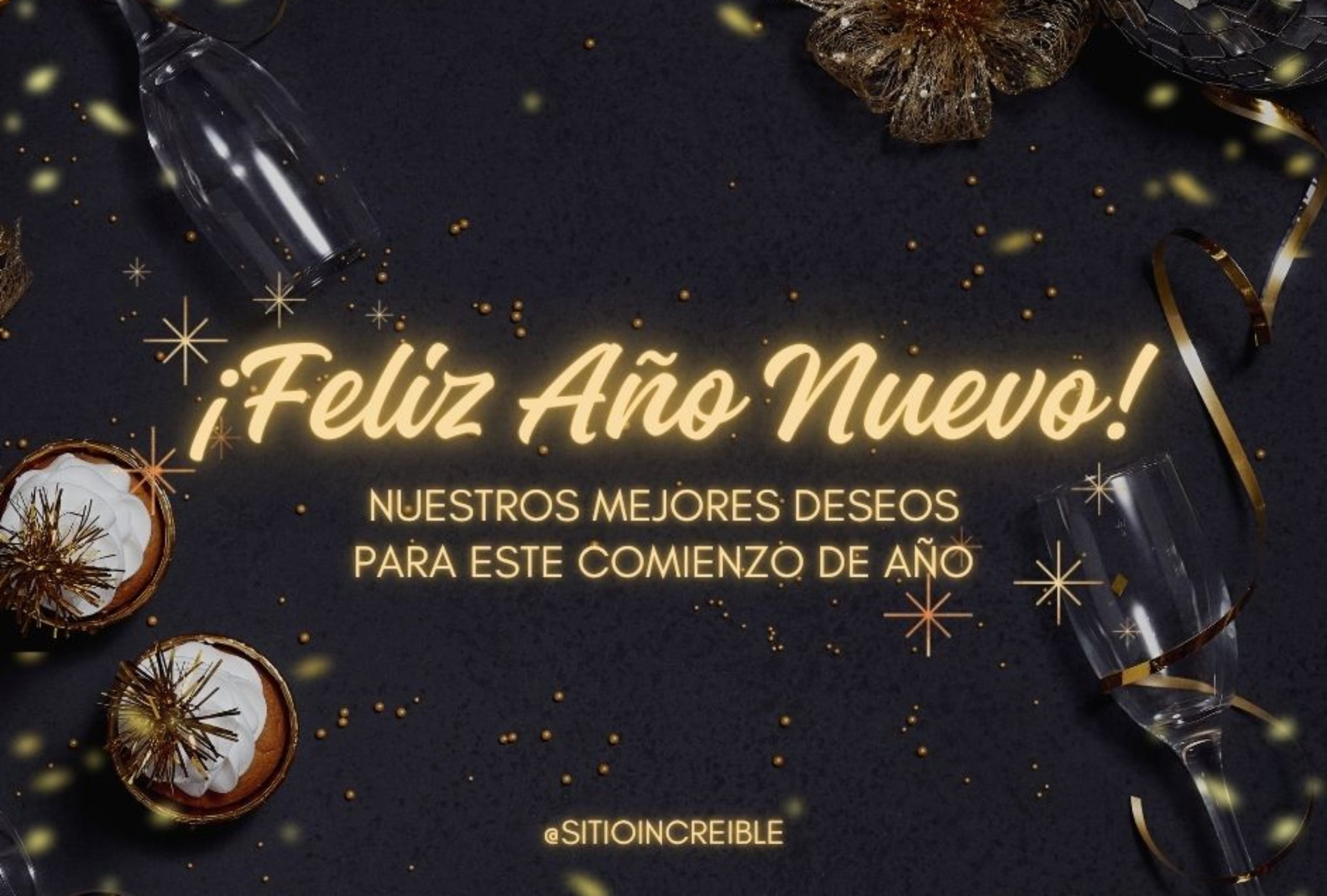 Las mejores tarjetas para enviar por Año Nuevo al recibir el 2026. (Imagen: Internet)