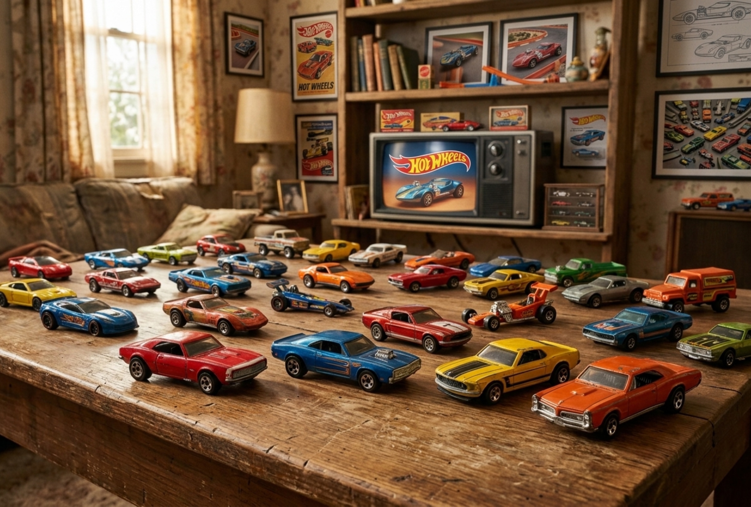 Revisa cómo descubrir si tu auto Hot Wheels es raro o valioso. Los pasos y todos los detalles para conocer la condición de tu auto. FOTO: Imagen creada por la IA de Gemini.