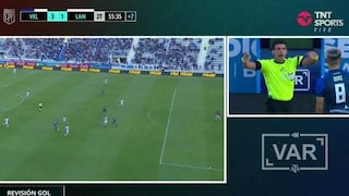 ¡Increíble! Árbitro tardó más de 10 minutos para validar gol en Vélez vs. Lanús [VIDEO]