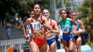Anita Poma y Jonathan Molina ganaron medalla de oro en Sudamericano de Atletismo Sub-23