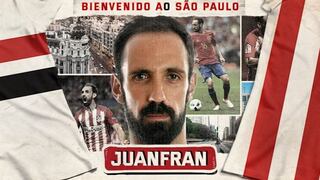 OFICIAL: Juanfran confirmado como nuevo crack del Sao Paulo hasta fines del año 2020