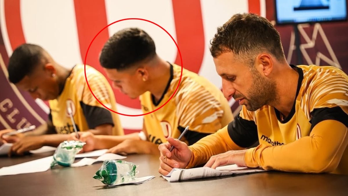 Yuriel Celi fue captado pasando los exámenes médicos con Universitario de Deportes en la pre-temporada. (Foto: Universitario)
