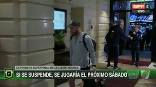 ¡De regreso! Jugadores de Boca Juniors regresaron al hotel ante torrencial lluvia en La Bombonera