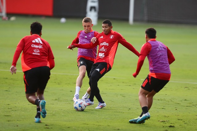 Nuevo día de trabajos en la Selección Peruana. (Foto: Jesús Saucedo / GEC)